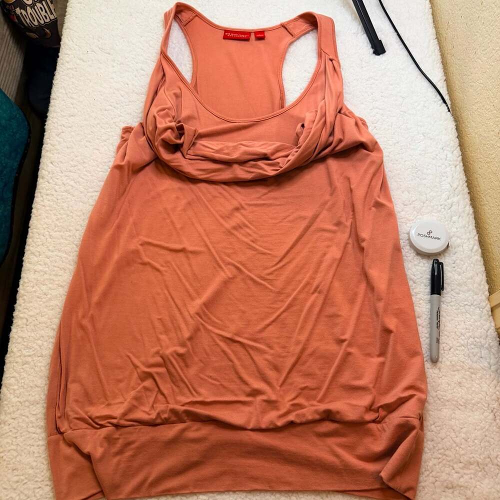 New York & Company Tank Top XS Coral